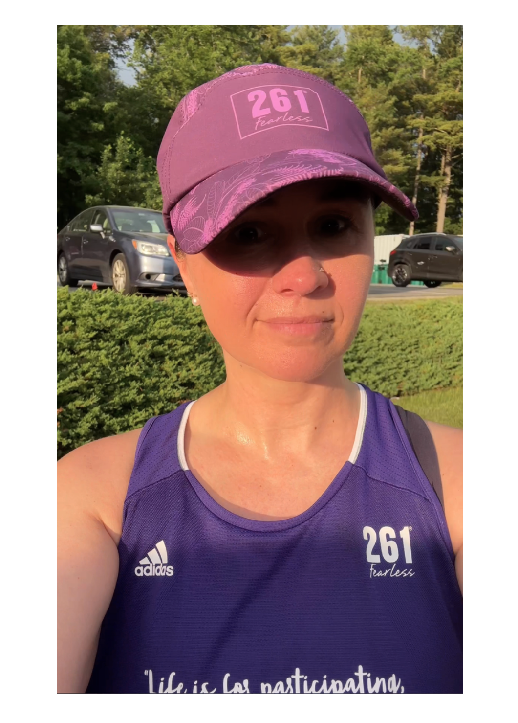 Power Purple Running Hat