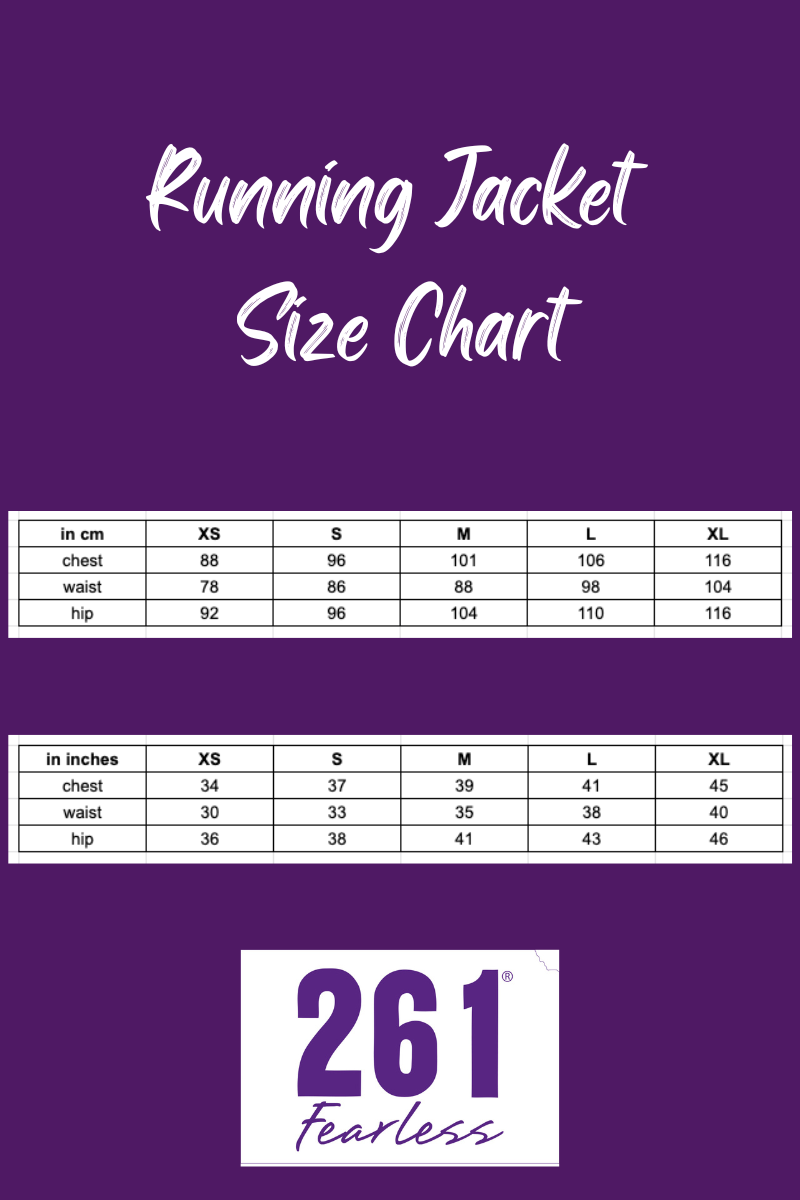 Water Repellent Running Jacket 261 Fearless - Final Quantities!
