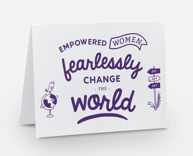 Fearless Note Cards, 2 pack