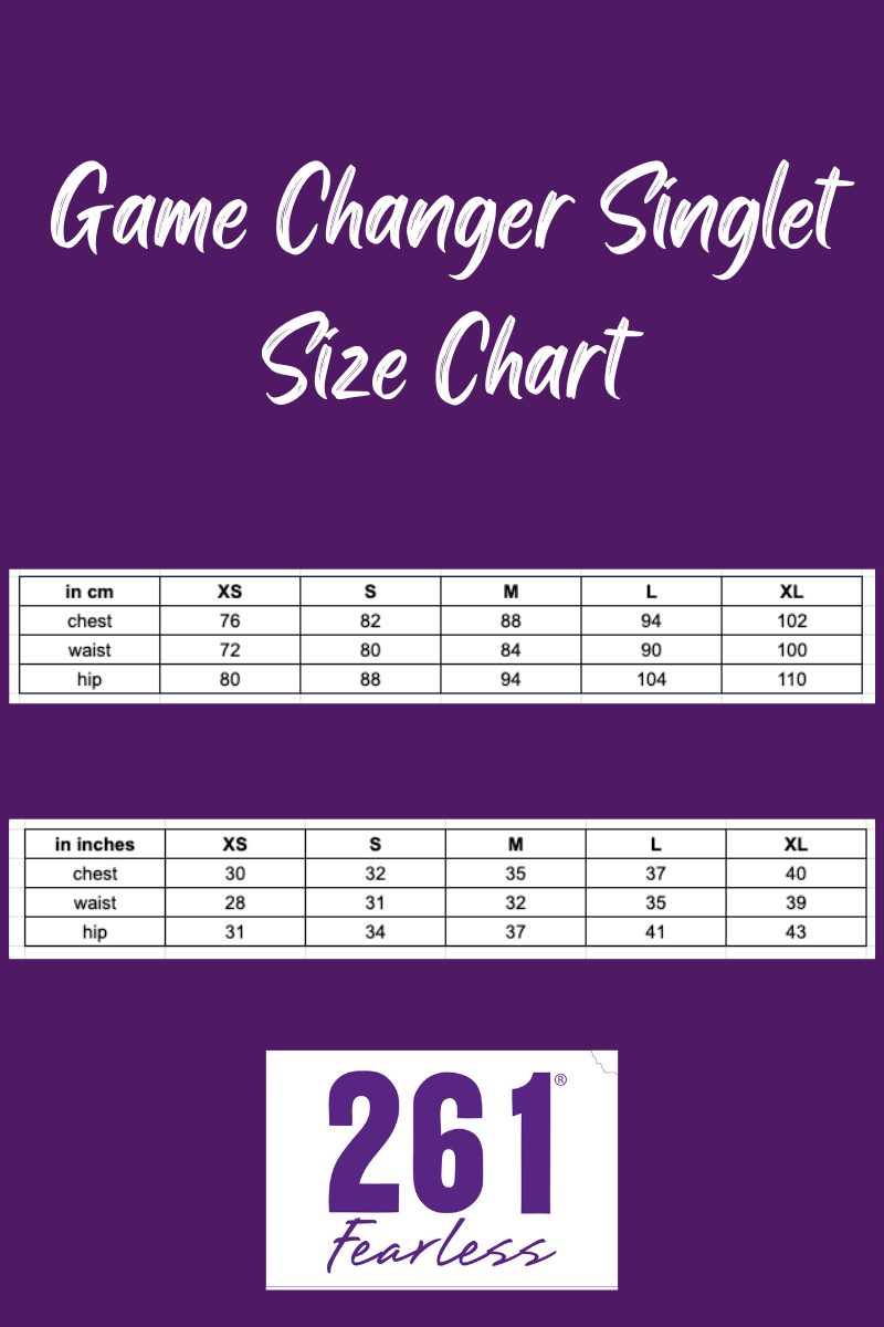 Game Changer Running Singlet 261 Fearless
